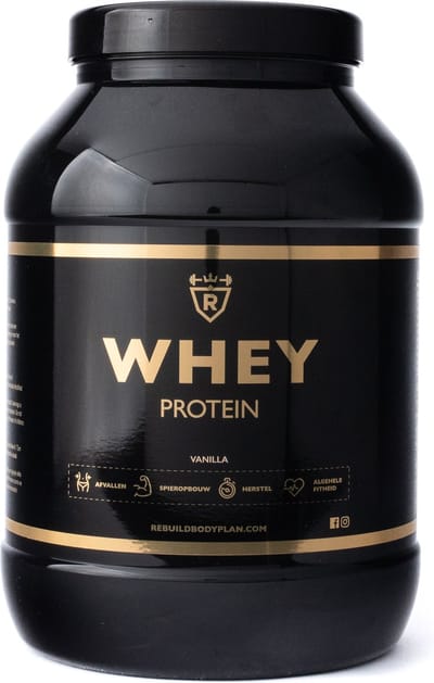 Rebuild Nutrition - Whey Proteine - Vanille smaak - Whey Protein - Proteïne poeder - Hoogwaardige Eiwitpoeder - 40 Eiwitshakes - 1000 gram