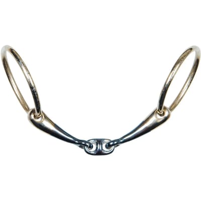 2-rings bit voor paarden met dubbele anatomische breuk Harry's Horse Sweet Iron