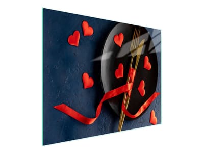 TMK ArtDeko - Glas Snijplank - 52x30 cm - Getemperd Glas - UV Bedrukking