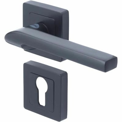 Deurklink Yale YPP7-S-PE Sienna Zwart Aluminium