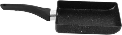 Omelet Pan - Koekenpan - Ontbijt Maken - Antiaanbaklaag - 13.5 x 18.5 cm - Zwart