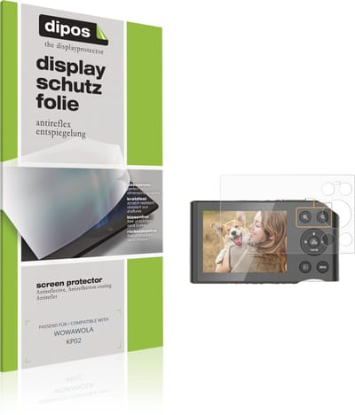 dipos – 4x Matte Beschermfolie geschikt voor WOWAWOLA KP02 | Krasbestendige & antireflecterende Screenprotector Ultra-Thin