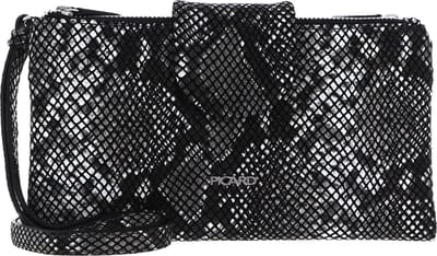 PICARD Leren Schoudertas Magic Crossbody Bag Black Zwart