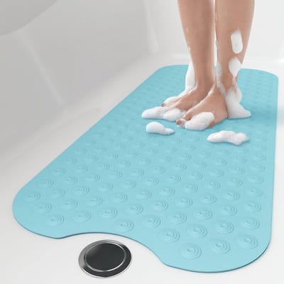 Extra lange antislip badmat 40x100 CM | Veilig en duurzaam voor kinderen en ouderen | Eenvoudig te reinigen
