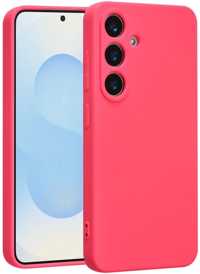 TUNIQ telefoonhoesje voor Samsung Galaxy S25 - Backcover - Felroze