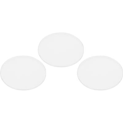 3 STUKS 36mm37mm Dubbel Gewelfd Saffier Horlogeglas Horlogeonderdelen 1.2mm Dik white