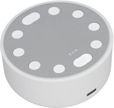 White Noise Machine - Geluidsmachine voor Slaap met Stemmingregeling, Wit Geluid voor Babykamer en Kantoor, Uitstekende Luidsprekerprestaties, Eenvoudig te Gebruiken