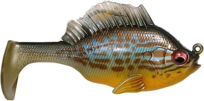 Zacht Kunstaas - Vis Lokaas - Sport Vissen - Realistische Vorm - 8 cm - Pompoen