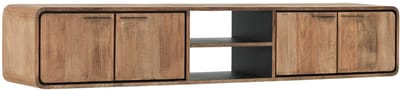 DTP Home Evo zwevend tv meubel large teakhout - 225x40x40 cm