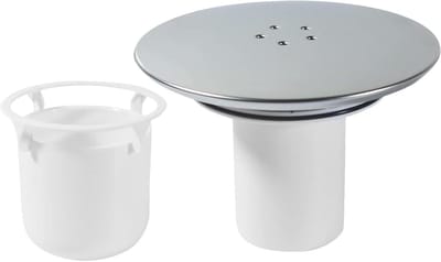 Inovra Plus - Doucheafvoerdeksel met Fast Flow technologie - Voor Douche Afvoer Outlet Badkamer - Verwisselbare Afvoer - 90 mm/115 mm - Wit