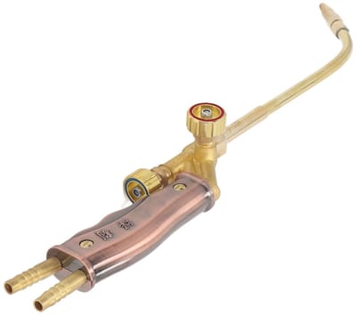 Dailygoods- Lastoorts Messing Constructie - Verstelbare Klep - Snijcapaciteit 1-6 mm - Lasfakkel - Nauwkeurige Vlamregeling - Efficiënte Ontwerp
