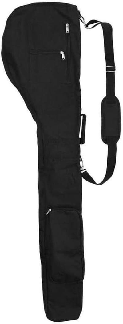 Golf Draagtas - Opvouwbare Golftas - Golf Training - Waterdicht Nylon Materiaal - 50 x 13 x 2 Inch - Zwart