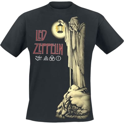 Led Zeppelin T-shirt - Hermit - M tot XXL - voor Mannen - zwart