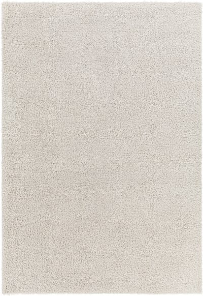 SURYA - CLAIRE Effen LichtBeige Zacht Hoogpolig Shaggy Tapijt
