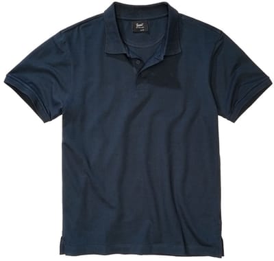 Brandit - Pique Short Sleeve Polo shirt - L - Donkerblauw