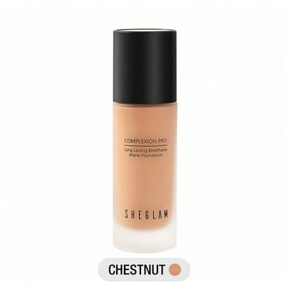 Complexion Pro Langhoudende Ademende Matte Foundation-Chestnut Merk Beauty Cosmetica Make-Up Voor Vrouwen En Meisjes