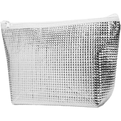 5 pièces Sacs de conservation alimentaire isolés en papier d'aluminium Sacs thermiques étanches pour BBQ Grillage Boîte à lunch gray