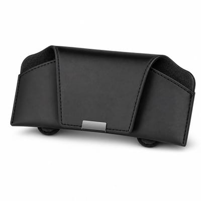 VHV - Brillenkoker - Zonnebrilhouder auto - Brillenclip zonneklep - Magnetische opberger - Voor auto en zonnebril