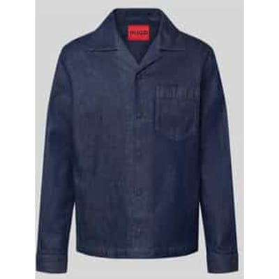 Regular fit overhemdjack met borstzak, model 'Edelo'