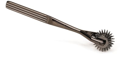 Liebe Seele - BDSM Pinwheel - Wartenburg Pinwheel - Drie Wieltjes - Zwart Chroom