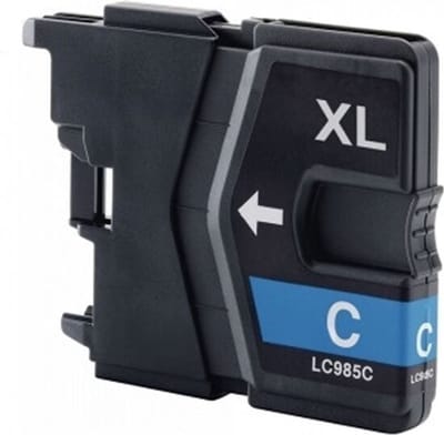 LC-985 XL Cyaan - Huismerk inktcartridge compatible met Brother DCP 145C \ DCP 163C \ DCP 165C \ DCP 167C \ DCP 185C \ DCP 195C \ DCP 365CN \ DCP 375CW \ DCP 383C \ DCP 385C \ DCP 387C \ DCP 395CN \ DCP 585CW \ DCP 6690CW \ DCP J125 \ DCP J140W
