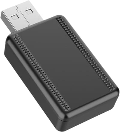 Draadloze Auto Adapter - Auto Dongle - Muziek Streamen - Snelle Koppeling - 4.5 cm - Zwart