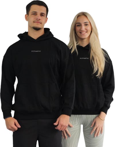 Fittasstic Sportswear Hoodie Black (Beschikbaar in verschillende maten)