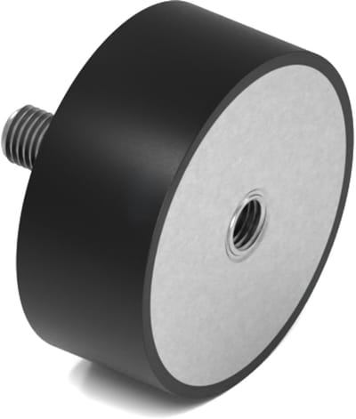 Rubbermagazijn - Trillingsdemper - Type B - 60x25mm - M10 - Set 10 stuks