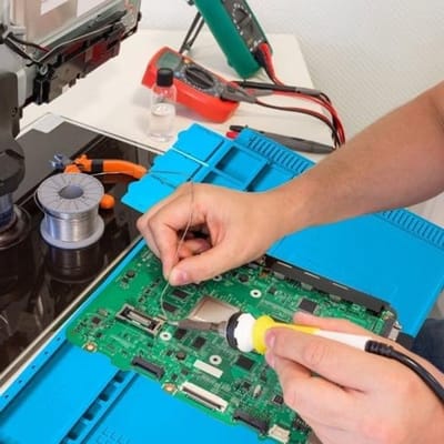 Siliconen Lasmat 45 × 30 cm - Hittebestendig tot 500 °C, Antistatisch en Ideaal voor Reparaties en Lastechnieken