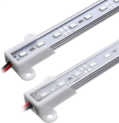 LED strip 50cm - Aluminium profiel - 12V - IP65 - Blauw
