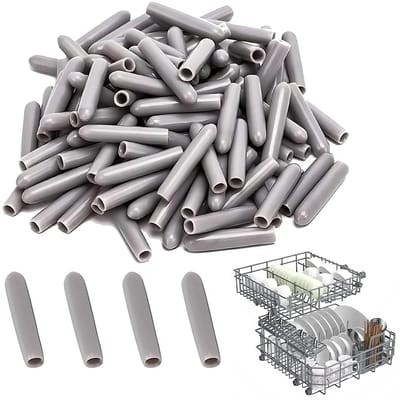 Solidchoice- Deksel Universeel - Dekselhouder - Deksel voor Vaatwasser - Stop voor Bestekmand - 200 Stuks - PVC 25 x 3 mm - Vaatwasserstop