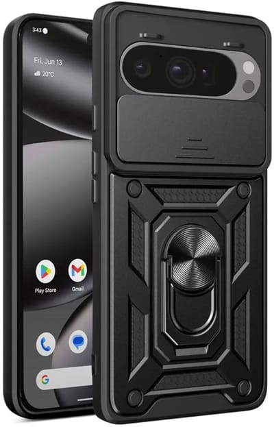 Hoesje geschikt voor Google Pixel 10 Pro XL - Techsuit Camshield Back Cover - Zwart