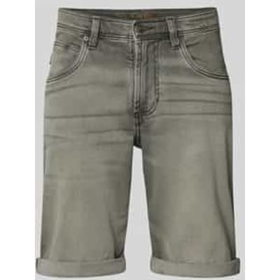 Bermuda’s in 5-pocketmodel met omgeslagen zoom