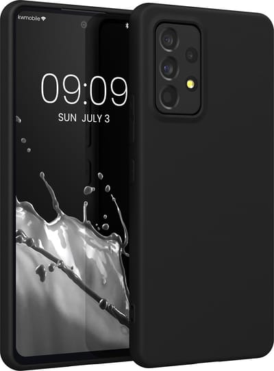 kwmobile telefoonhoesje geschikt voor Samsung Galaxy A53 5G - Hoesje voor smartphone - Back cover in zwart