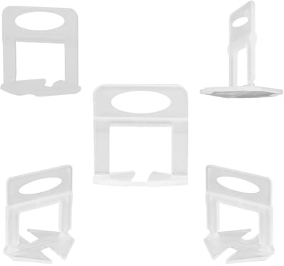 Dailygoods- Tegelleghulpen 300 Stuks - 2 mm Tegelnivelleersysteem - Tegeltrekkers/Wiggen - Vloer/Wand Tegels - Eenvoudig en Efficiënt - Voor Gelijke Tegeldecking - Tegelsysteem