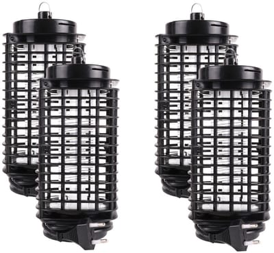 Benson Muggenlamp - 4x - UV-LED - 10 x 22 cm - insectenlamp - 40 m bereik