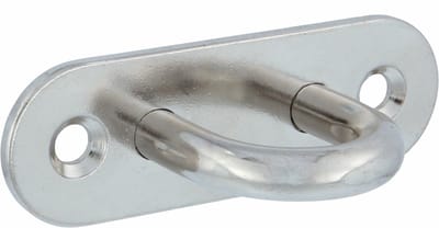 AMIG Oogplaat - 1x - 4.5 x 1.5cm - AISI 316 rvs - vastzetplaat - voor buiten
