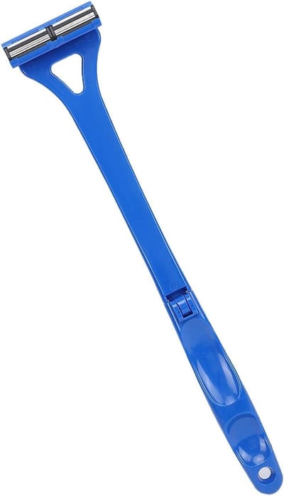 Handmatige Rugtrimmer - Lichaamshaar trimmer - Moeiteloze verzorging - Verlengde handgreep - 44 cm - Zwart