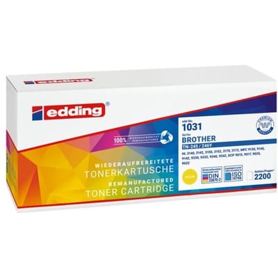Toner vervangt Brother TN-245Y Compatibel Geel 2200 bladzijden edding 1031 18-1031