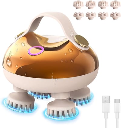 SNJY® Scalp Massager - Hoofdmassage - Gezichtsmassage - Goud
