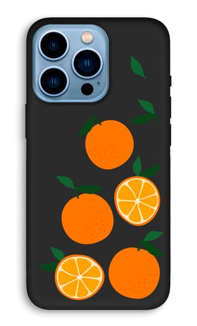 Case Company® - Hoesje geschikt voor iPhone 13 Pro hoesje - Will you be my clementine - Biologisch Afbreekbaar Telefoonhoesje - Bescherming alle Kanten en Schermrand