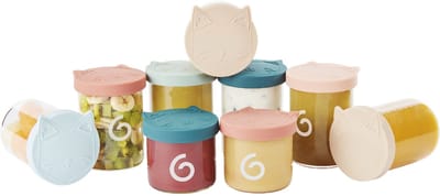 Babymoov Isy Bewaarbakjes - 9 Stuks