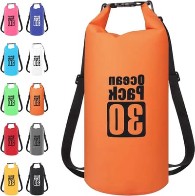 Waterdichte Dry Bag 30L voor Boot, Kajak en Camping - Verstelbare Schouderriem, Ideaal voor Vissen en Raften