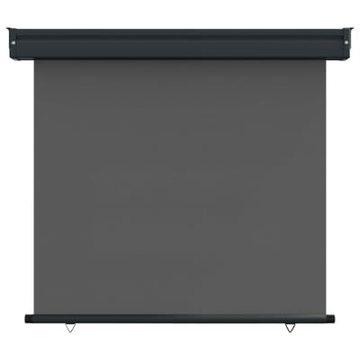 vidaXL - Balkon - Zij - Zonnescherm - 80 - x - 250 - cm - 100% - polyester, - ijzer, - staal