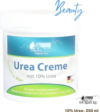 Vom Pullach Hof Ureum crème 250 ml met UREA 10% - Speciale huidverzorging voor de Droge en Ruwe huid - Uit Duitsland
