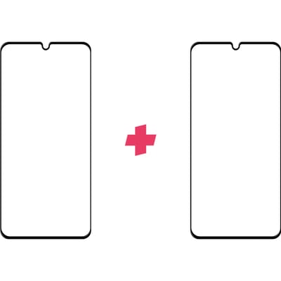 DuoPack: Xiaomi Mi Note 10 screenprotector gehard glas Edge to Edge