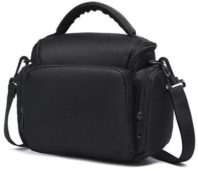 GELLDG Camera Tas - SLR Camera Tas - Spiegelreflex Camera Tas - Schoudertas - Waterdicht - Slijtvast - Schokabsorberend - Luchtdoorlatend - Gewichtsverlagend - Geschikt voor Nikon Canon Sony Fujifilm - 22*14*19cm - Nylon