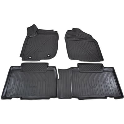 Tapis De Sol En Caoutchouc 3D - J&J AUTOMOTIVE - Toyota RAV4 2013-2018 - Noir - Sur Mesure - Antidérapant noir
