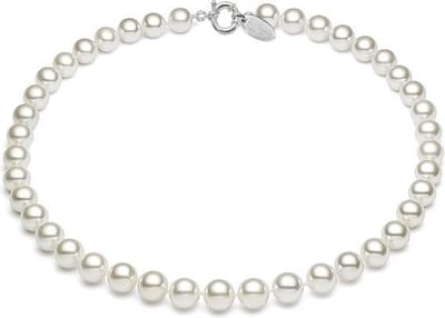 PROUD PEARLS® klassieke parelketting met zilveren sluiting