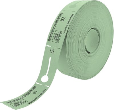 CombiCraft garderobebonnen op rol groen - 5 rollen - 5x500 bonnen